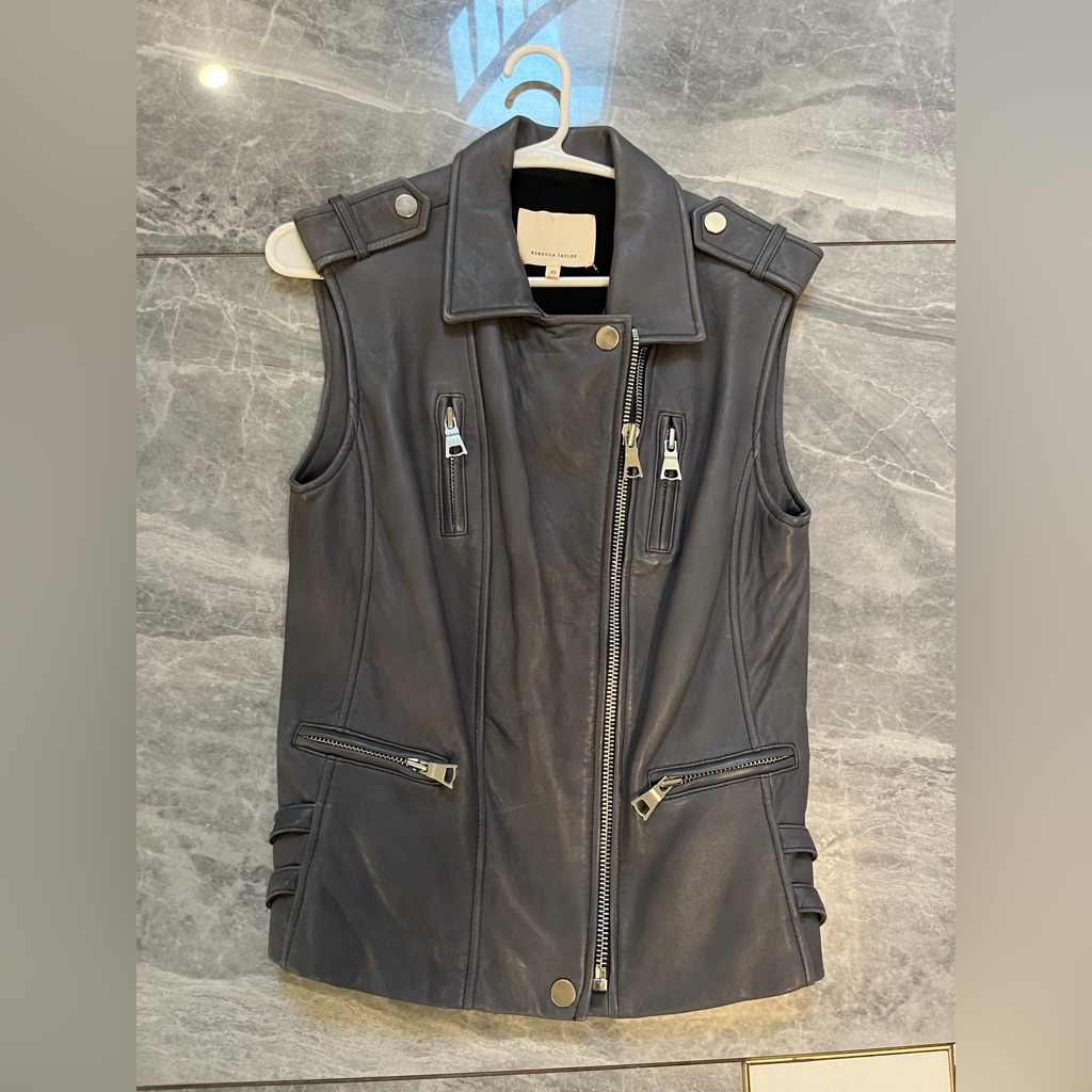 Rebecca Taylor Leather Vest